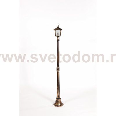 Светильник столб уличный 1 фонарь Oasis Light 15908 Gb