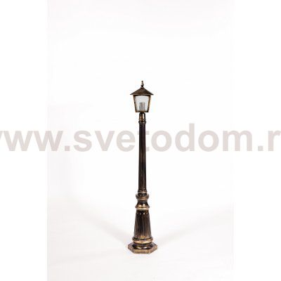 Светильник столб уличный 1 фонарь Oasis Light 15911 Gb
