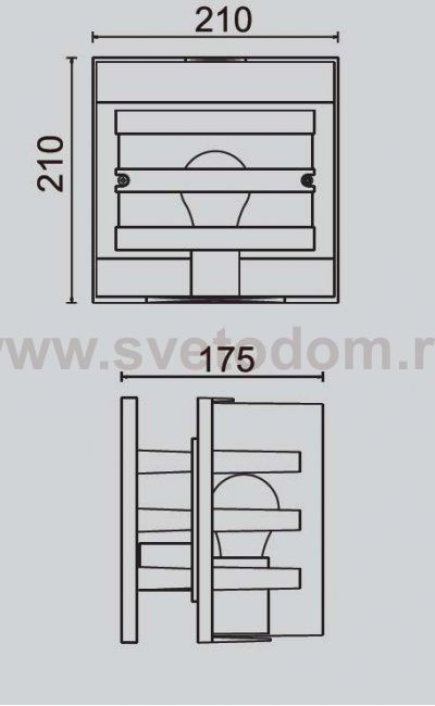 Светильник настенный Oasis Light 1838L
