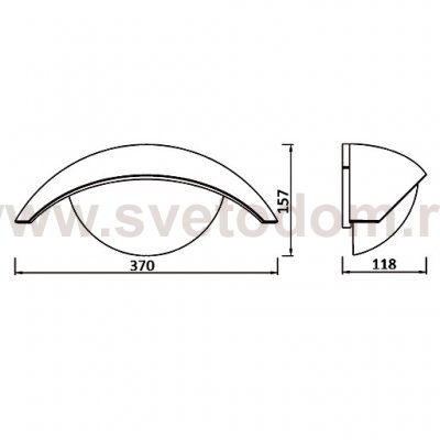 Светильник настенный Oasis Light 1853