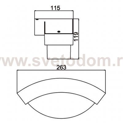 Светильник настенный Oasis Light 2146