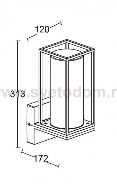 Светильник настенный Oasis Light 2888A