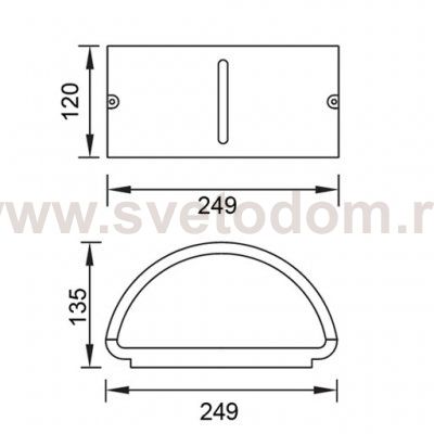Светильник настенный Oasis Light 3304