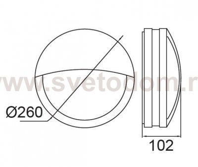 Светильник настенный Oasis Light 3363