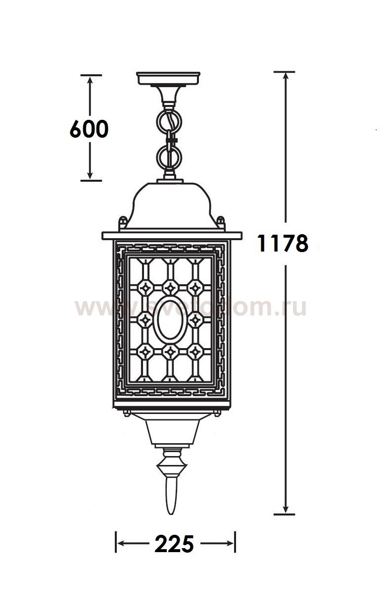 Светильник подвесной Oasis Light 64805L R cover