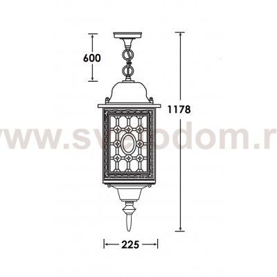 Светильник подвесной Oasis Light 64805L R cover
