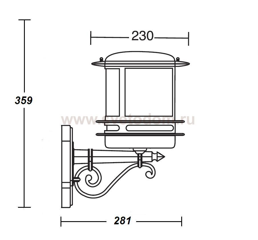 Светильник настенный Oasis Light 68301/02 Bl opal