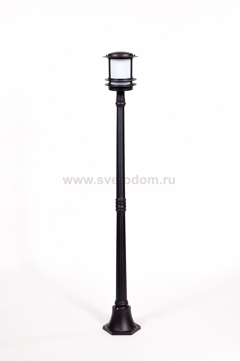 Светильник столб уличный 1 фонарь Oasis Light 68308 Bl opal