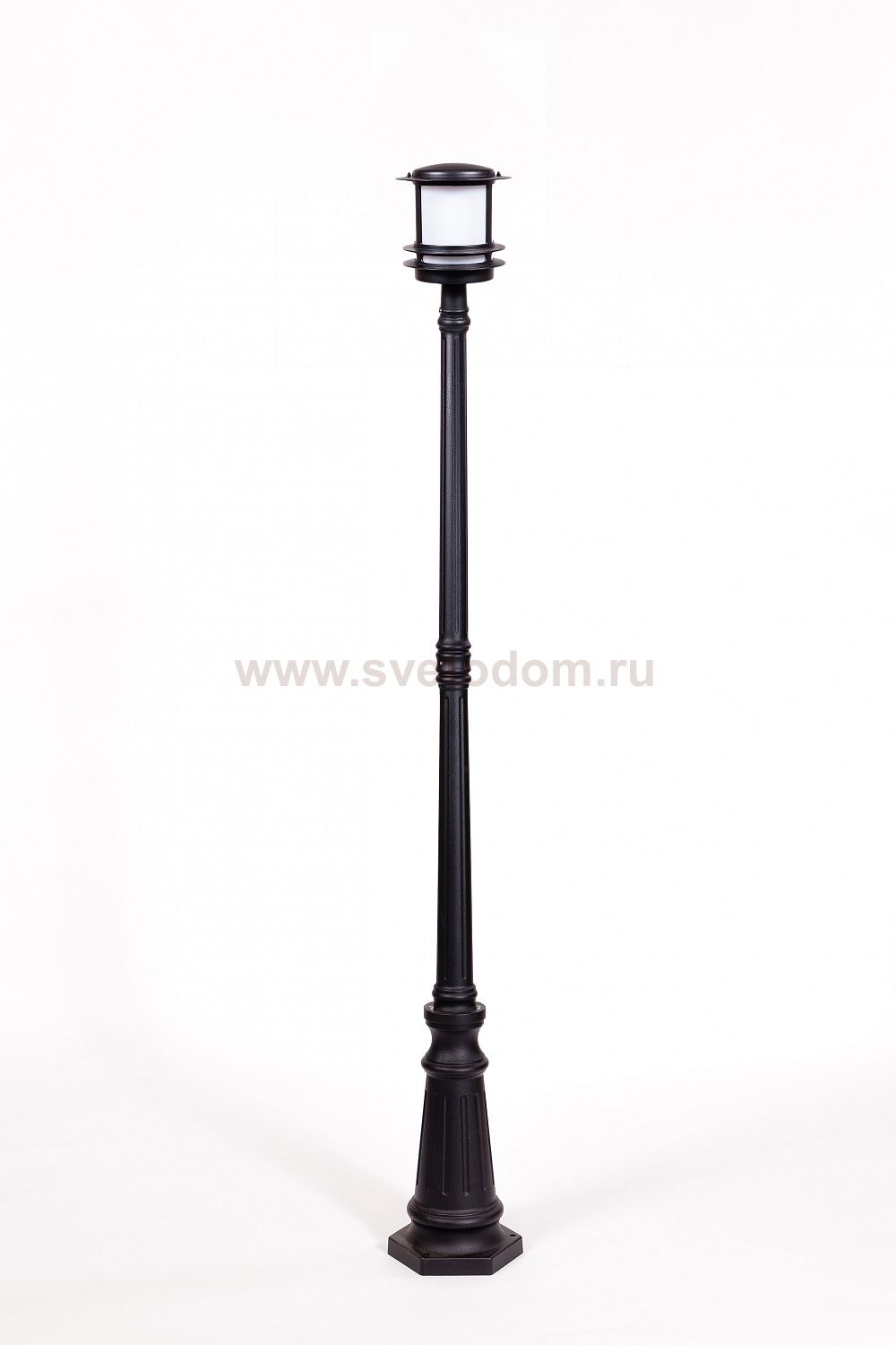 Светильник столб уличный 1 фонарь Oasis Light 68309 Bl opal