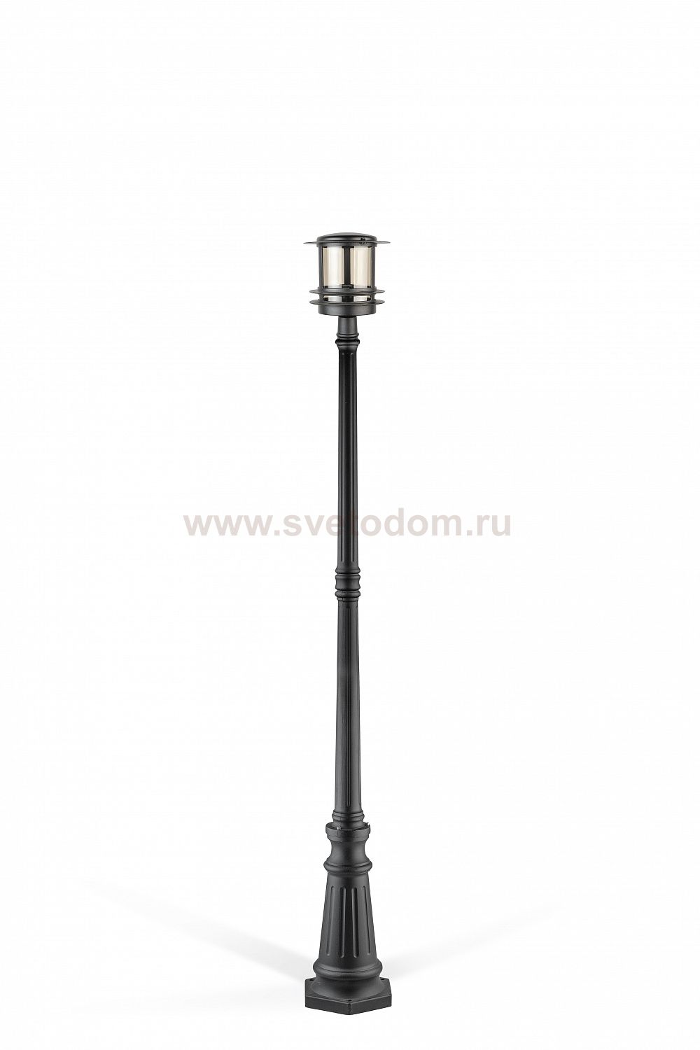 Светильник столб уличный 1 фонарь Oasis Light 68309 Bl smoke