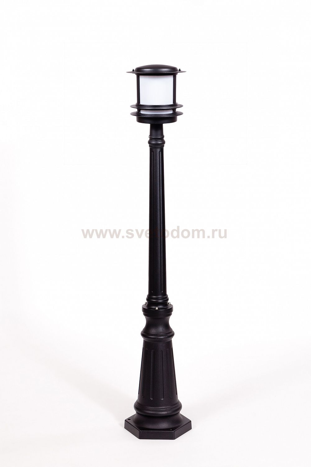 Светильник столб уличный 1 фонарь Oasis Light 68311 Bl opal