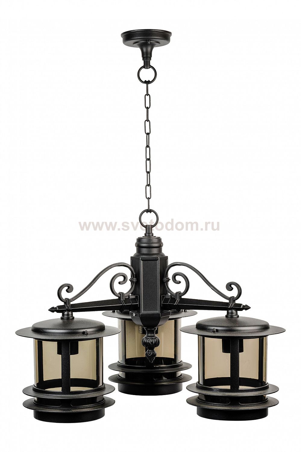 Люстра 3 рожка Oasis Light 68370/3 Bl smoke