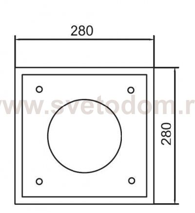 Светильник настенно-потолочный Oasis Light 77803