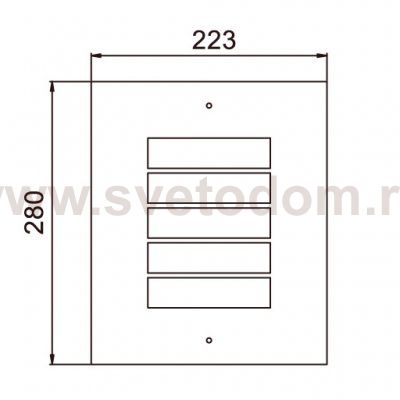 Светильник настенный Oasis Light 77815