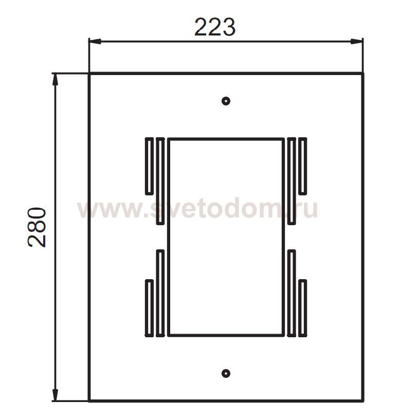 Светильник настенный Oasis Light 77818 R