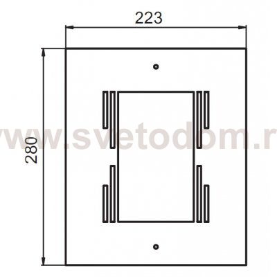 Светильник настенный Oasis Light 77818 R