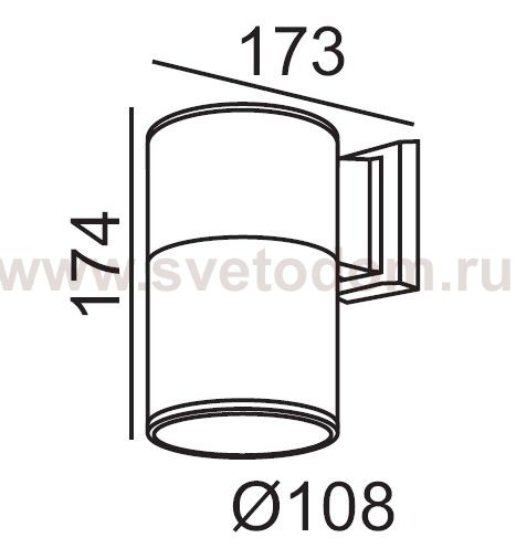 Светильник настенный Oasis Light 78002 R