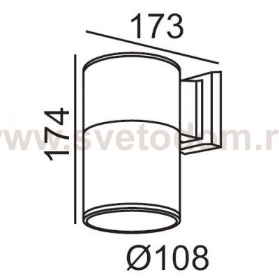 Светильник настенный Oasis Light 78002 S