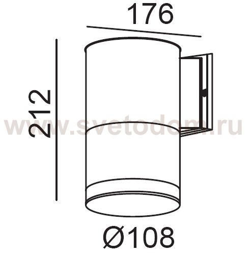 Светильник настенный Oasis Light 78006 S