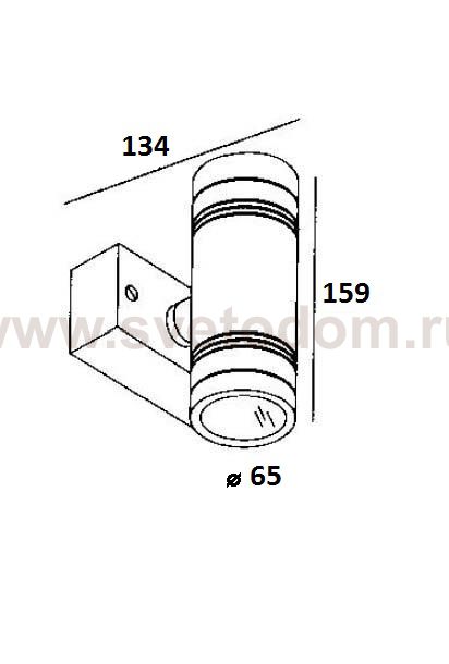 Светильник настенный Oasis Light 78048 Bl