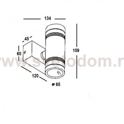 Светильник настенный Oasis Light 78048 Cb