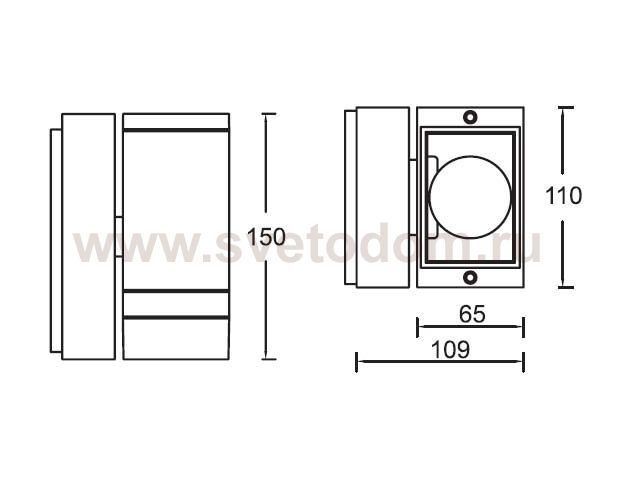 Светильник настенный 1 луч Oasis Light 78064 Cb