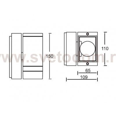 Светильник настенный 1 луч Oasis Light 78064 Gb