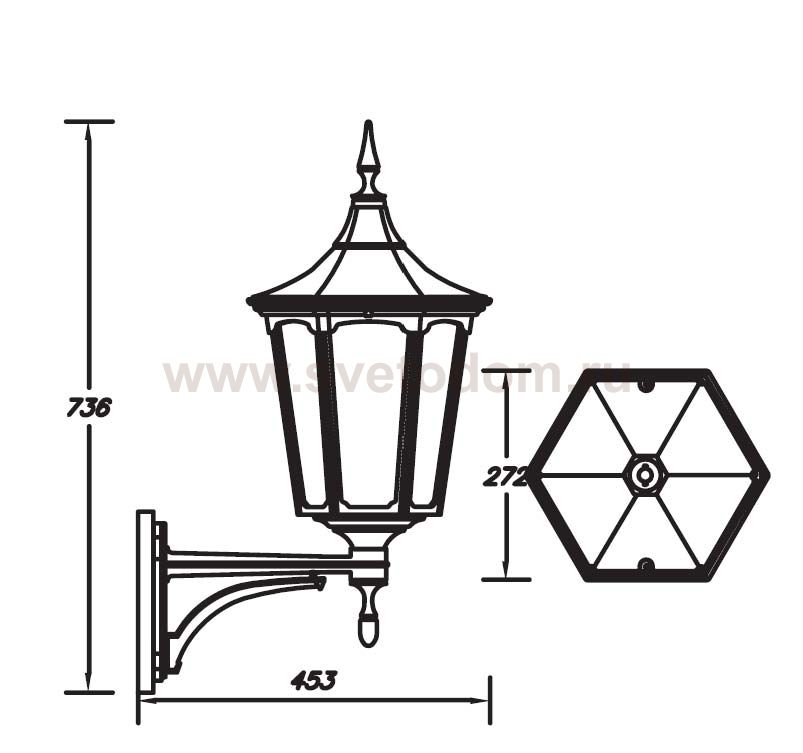 Светильник настенный Oasis Light 79701L Bl