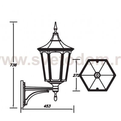 Светильник настенный Oasis Light 79701L Bl