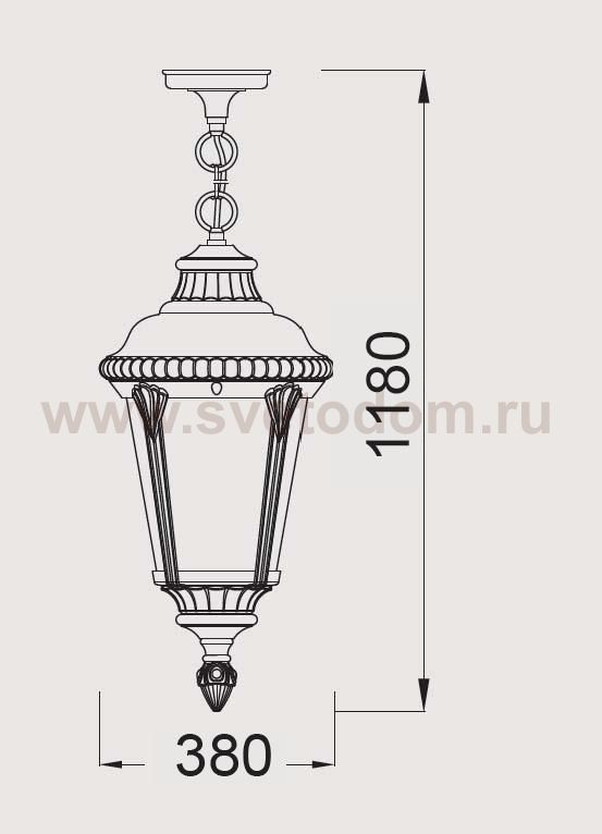 Светильник подвесной Oasis Light 79755L Bl