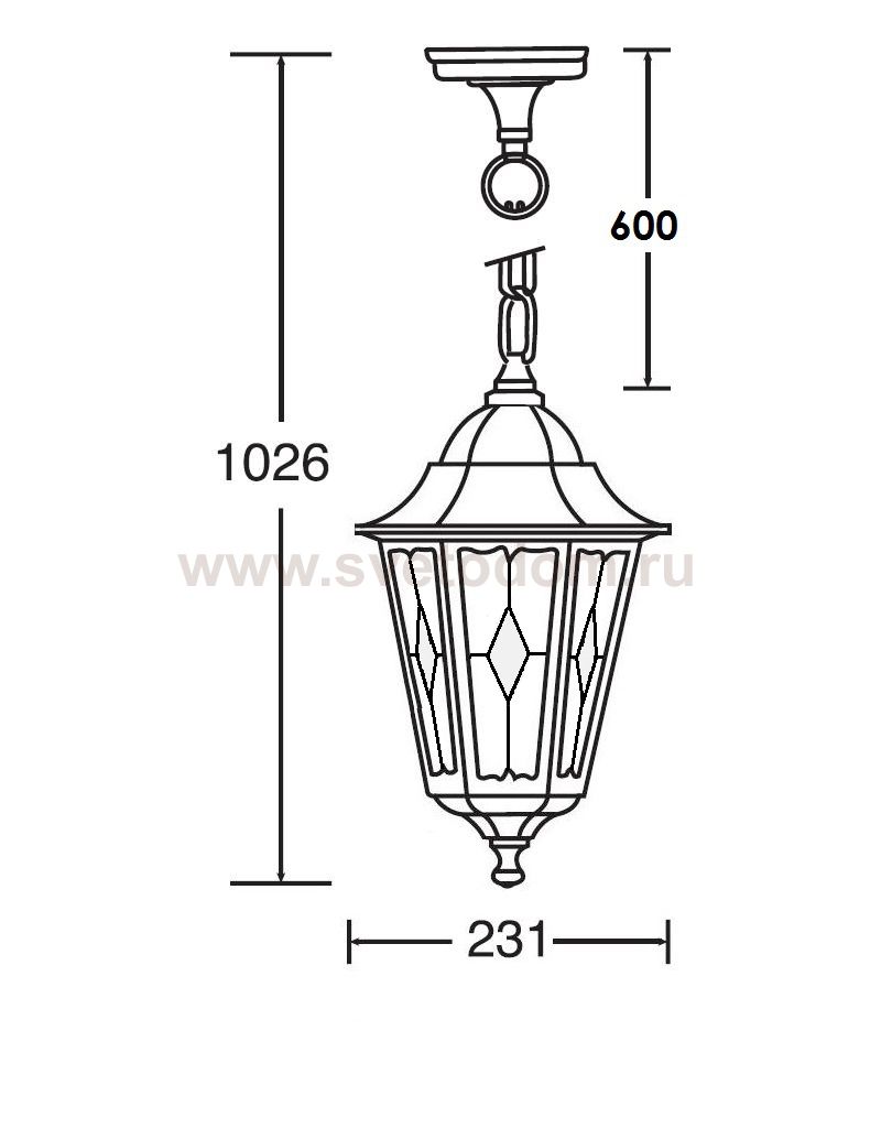 Светильник подвесной Oasis Light 79805E Bl