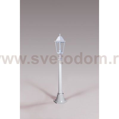 Светильник столб уличный 1 фонарь Oasis Light 79807M W