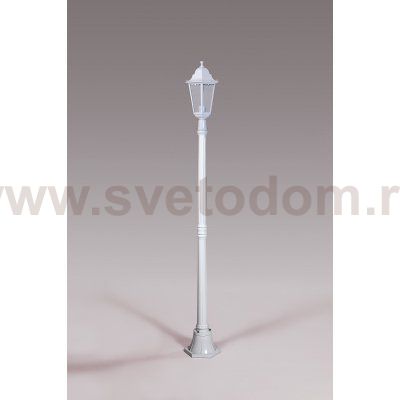 Светильник столб уличный 1 фонарь Oasis Light 79808M W