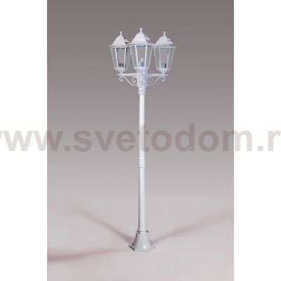 Светильник столб уличный 3 фонаря Oasis Light 79808MB W