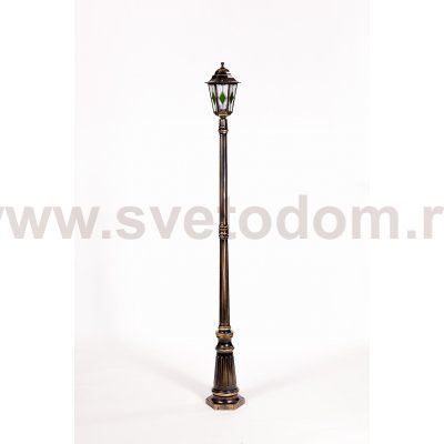 Светильник столб уличный 1 фонарь Oasis Light 79809lg Gb