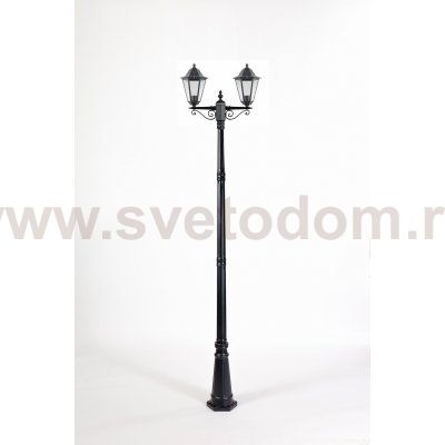 Светильник столб уличный 2 фонаря Oasis Light 79810EA 18 Bl