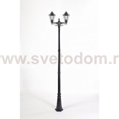 Светильник столб уличный 2 фонаря Oasis Light 79810EA 21 Bl