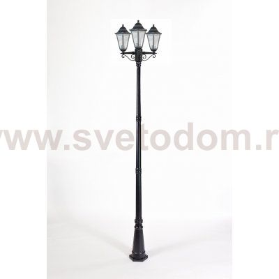 Светильник столб уличный 3 фонаря Oasis Light 79810EB 21 Bl