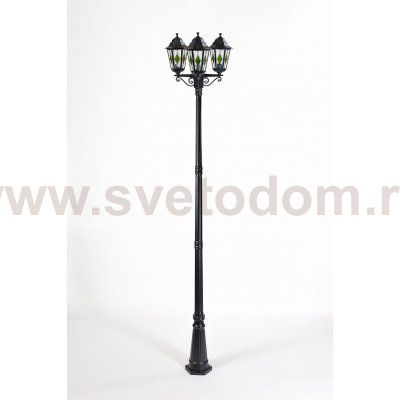 Светильник столб уличный 3 фонаря Oasis Light 79810lgB 21 Bl