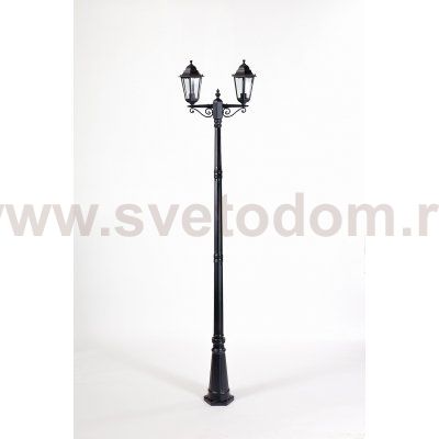 Светильник столб уличный 2 фонаря Oasis Light 79810MA 18 Bl