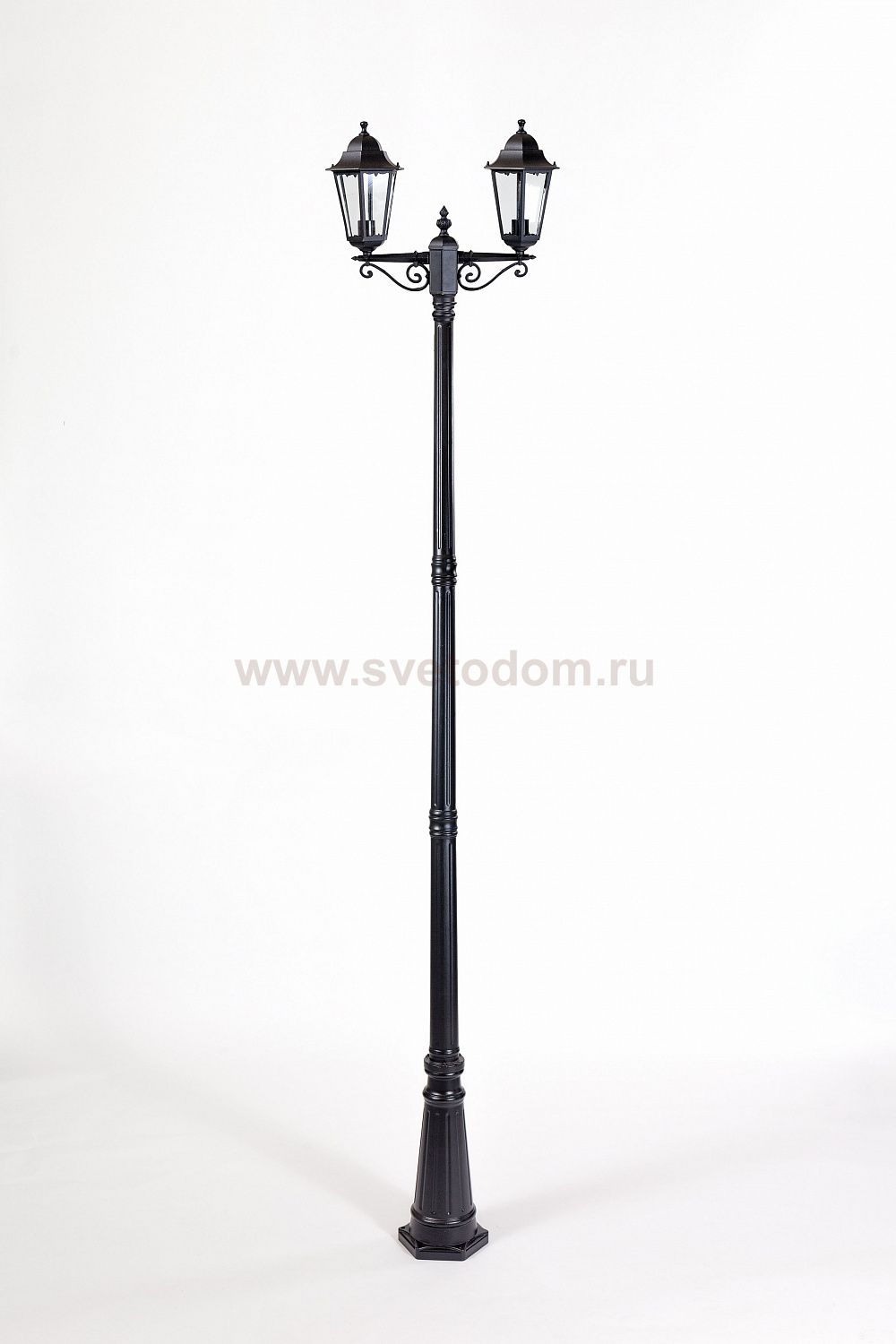 Светильник столб уличный 2 фонаря Oasis Light 79810MA 21 Bl