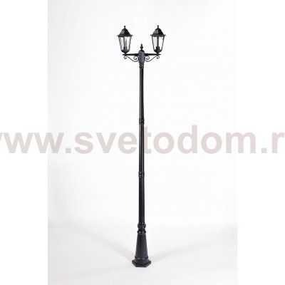 Светильник столб уличный 2 фонаря Oasis Light 79810MA 21 Bl
