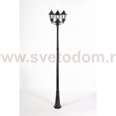Светильник столб уличный 3 фонаря Oasis Light 79810MB 21 Bl