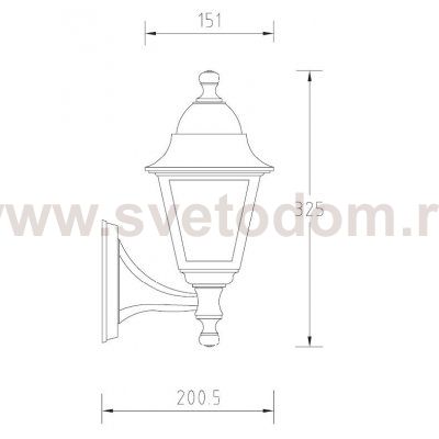 Светильник настенный Oasis Light 79901S/04 Gb