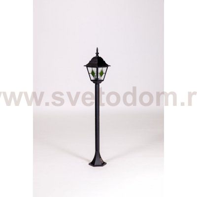 Светильник столб уличный 1 фонарь Oasis Light 79906MlgG Bl