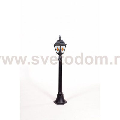 Светильник столб уличный 1 фонарь Oasis Light 79907MlgY Bl