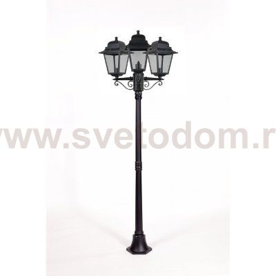 Светильник столб уличный 3 фонаря Oasis Light 79908LB Bl