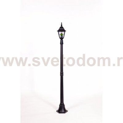 Светильник столб уличный 1 фонарь Oasis Light 79908MlgG Bl