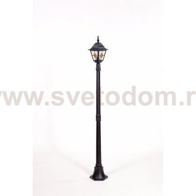 Светильник столб уличный 1 фонарь Oasis Light 79908MlgY Bl