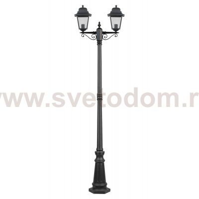 Светильник столб уличный 2 фонаря Oasis Light 79909LA Bl